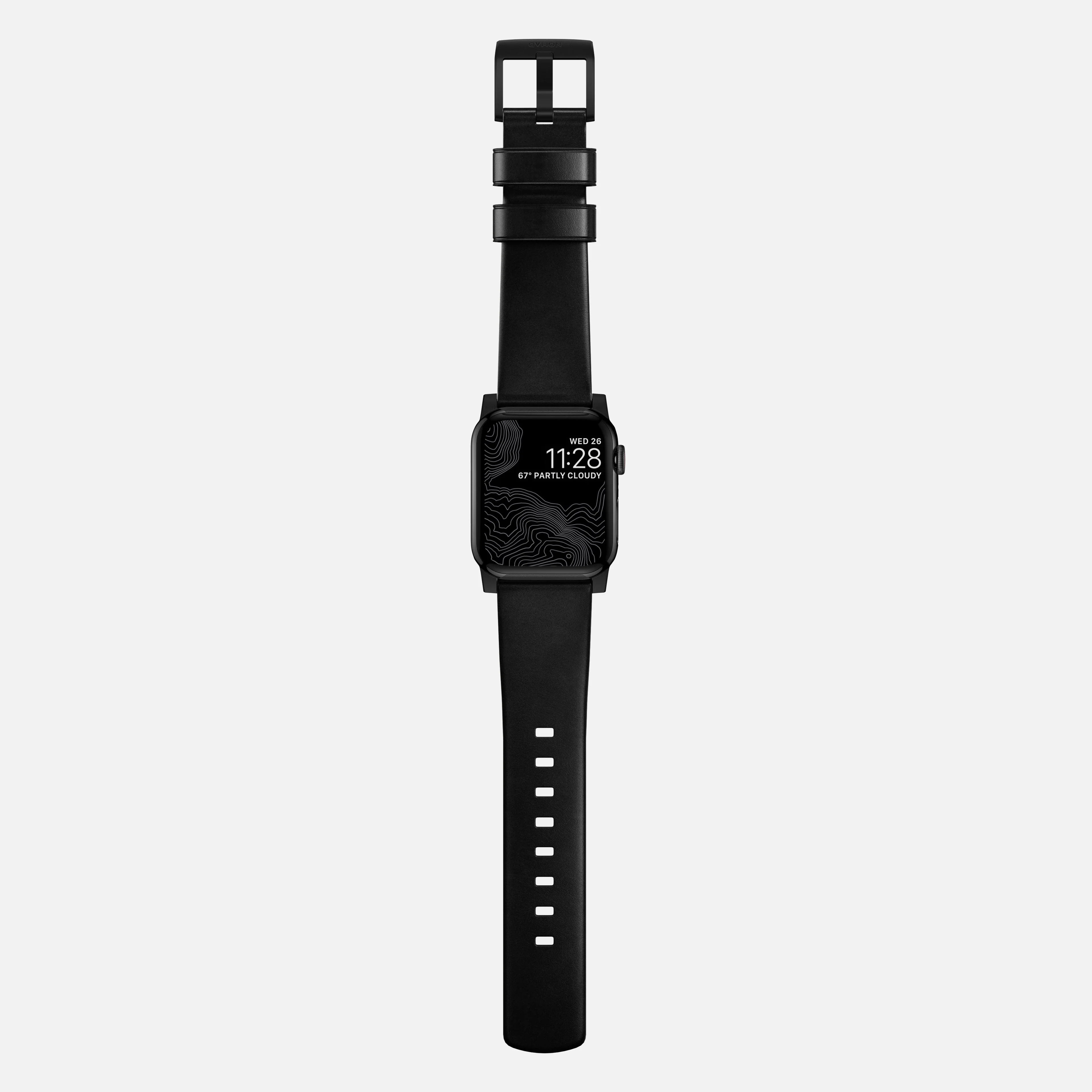 Modern Band - 46mm/49mm | Black Hardware | Black | Horween - Image 7