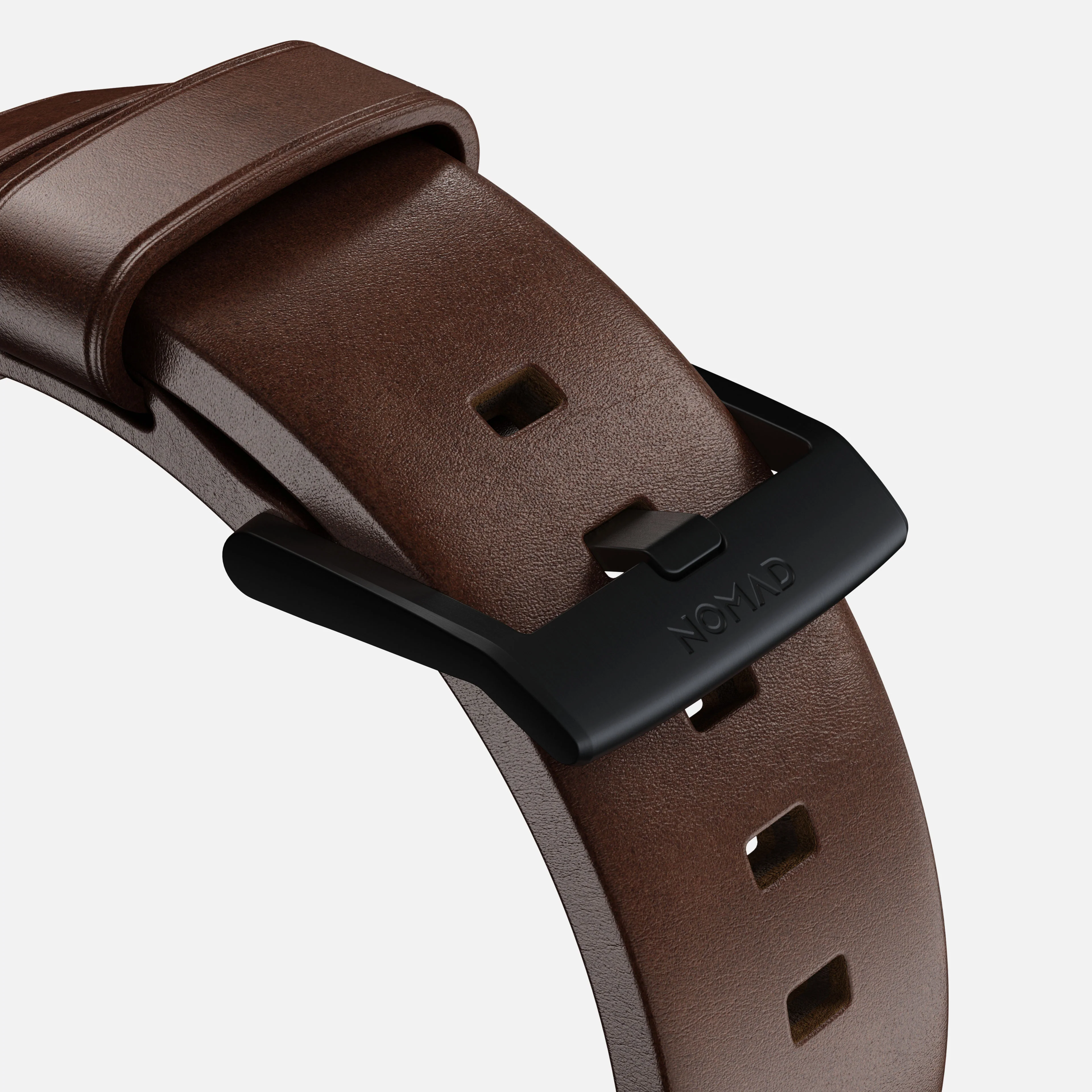 Modern Band - 41mm/42mm | Black Hardware | Rustic Brown | Horween - Image 6