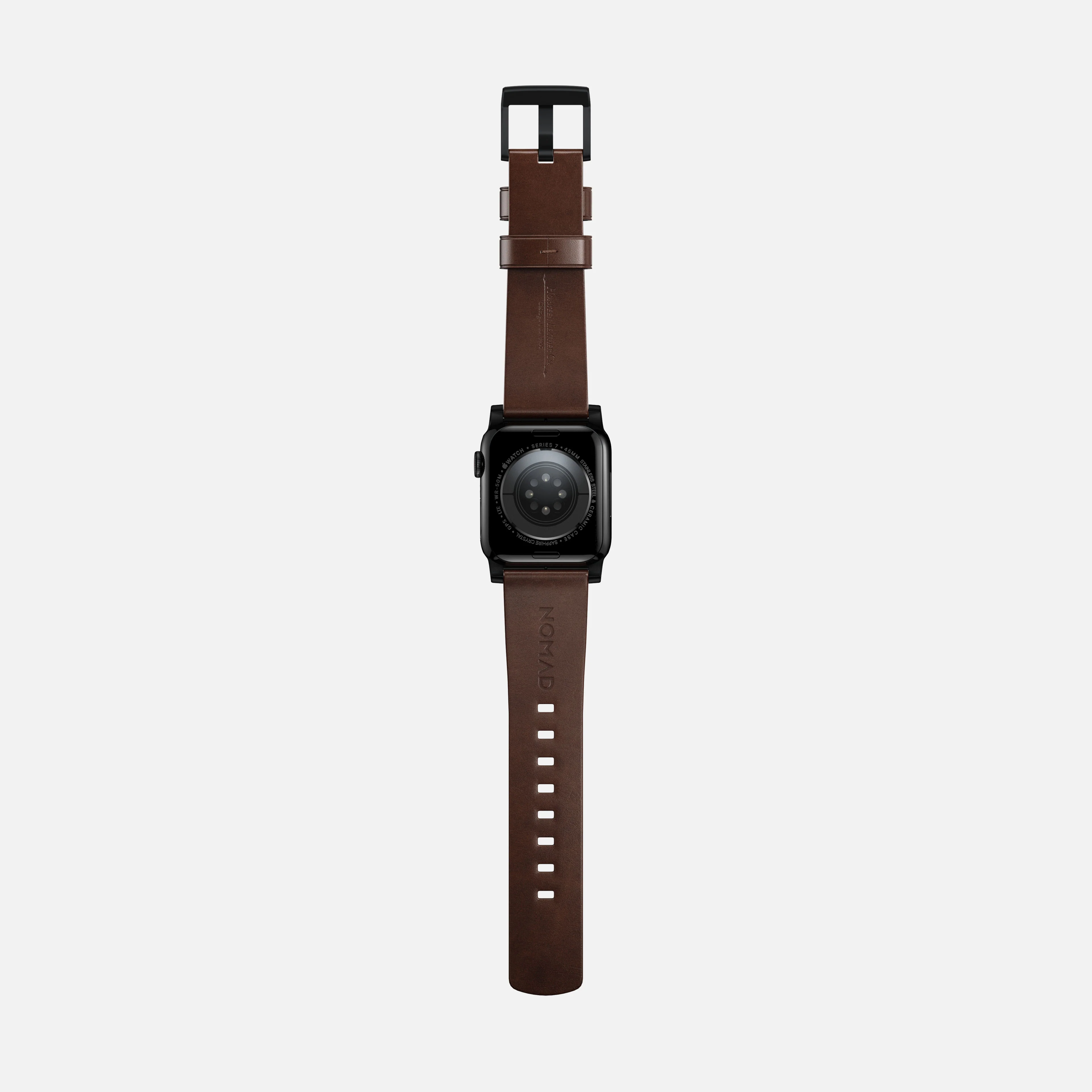 Modern Band - 41mm/42mm | Black Hardware | Rustic Brown | Horween - Image 8