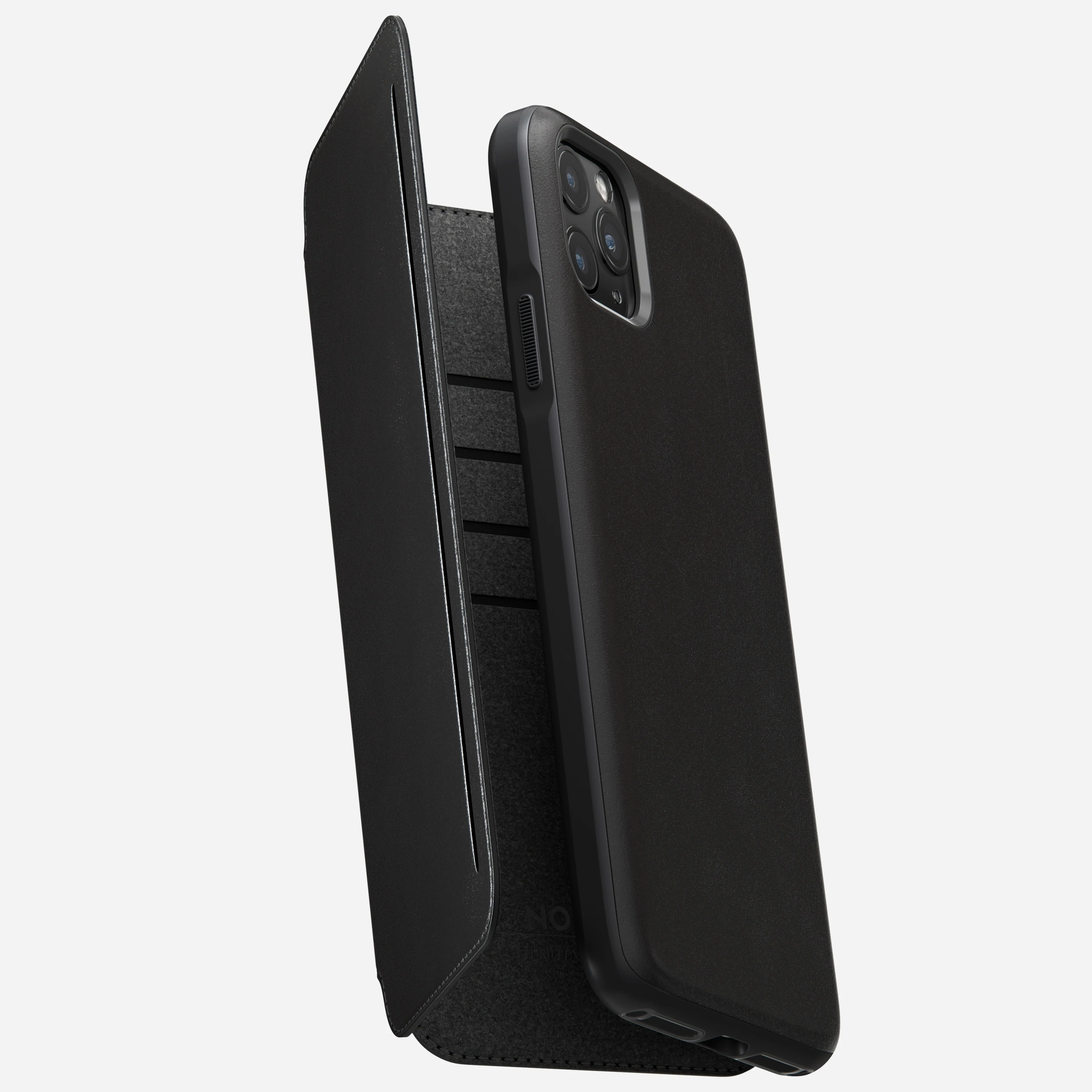 Modern Leather Tri-Folio - iPhone 11 Pro Max | Black | Horween - Image 6